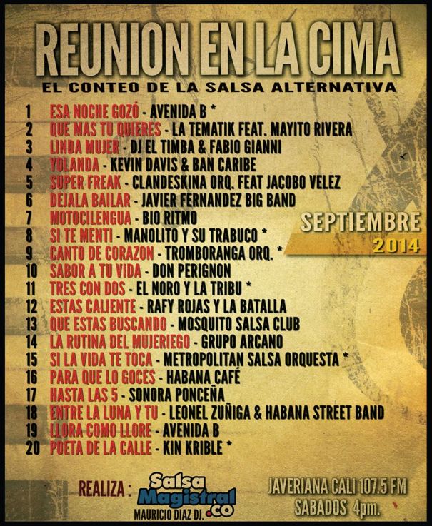 SALSA MAGISTRAL. Septiembre 2014